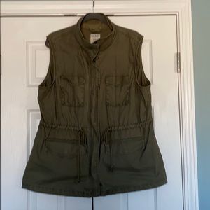 Army green utility vest